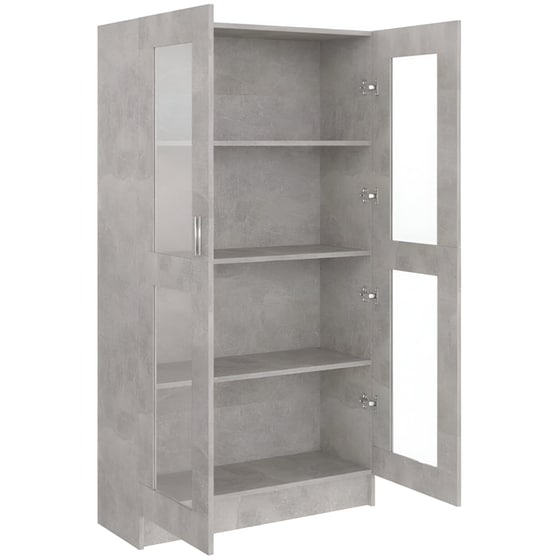 Βιτρίνα VidaXL από Μοριοσανίδα 82x5x30.5x150 cm - Γκρι image 1