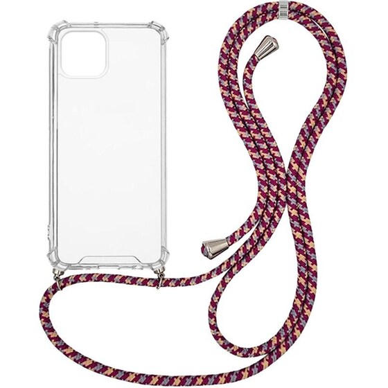 Θήκη Apple iPhone 13 - Sonique με Κορδόνι Armor Clear - Μπορντό image 0