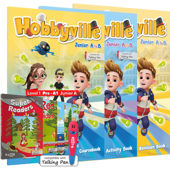 Hobbyville Junior A to B - Πακέτο (+ Talking Pen + Revision) image 0