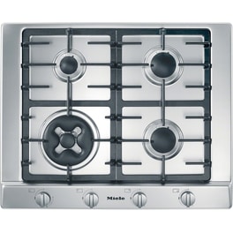 MIELE KM 2014  65 cm Inox Εστία Αερίου Αυτόνομη
