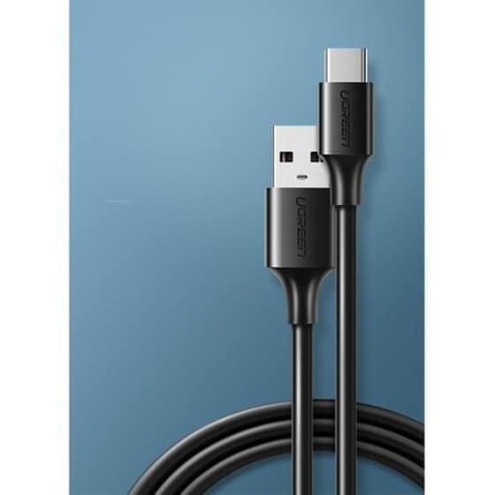 Καλώδιο δεδομένων Ugreen Usb to Usb-C 2A 1m - Black image 1