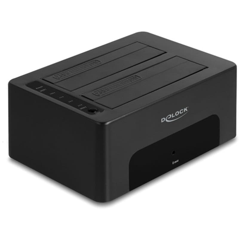 DELOCK Docking Station Σκληρών Δίσκων Delock 64187, Clone/erase Function, 2x Ssd/hdd, 5gb/s