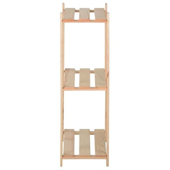 Vidaxl Ραφιέρα 3 Επιπέδων 60 X 28,5 X 90 Εκ. Από Μασίφ Ξύλο Πεύκου image 3