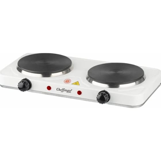 CHEFFINGER CF-EHD1000 1000 W Διπλή Εμαγιέ Επιτραπέζια Εστία image 0
