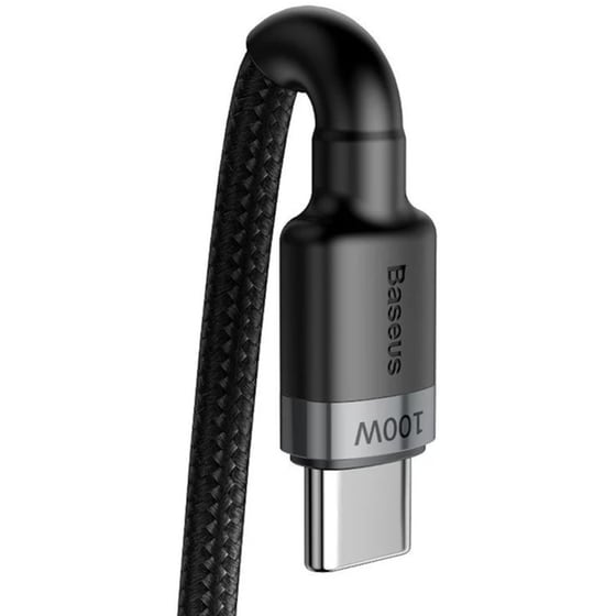 Καλώδιο δεδομένων Baseus Catklf-alg1 Usb to Usb-C 5A 100W 2m - Black image 2