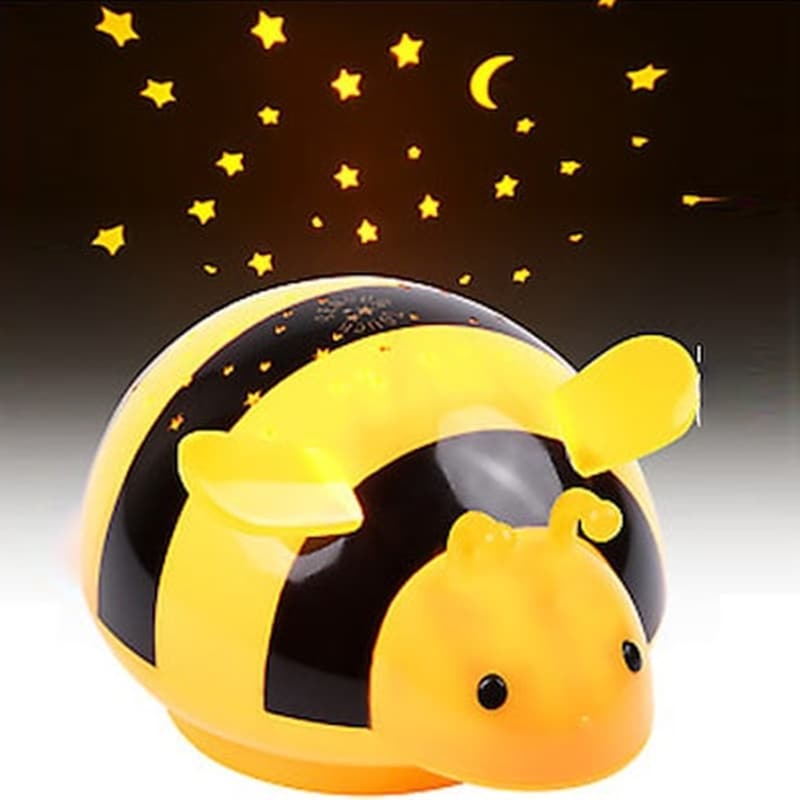 Heitech Led Starry Sky Projector Bee Night Light Touch