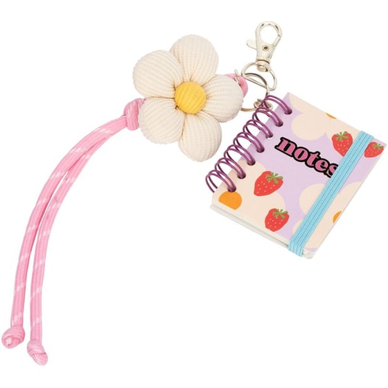 Μπρελόκ Posh+Pop Charm&nbsp;με Mini&nbsp;Σημειωματάριο&nbsp;Daisy image 1