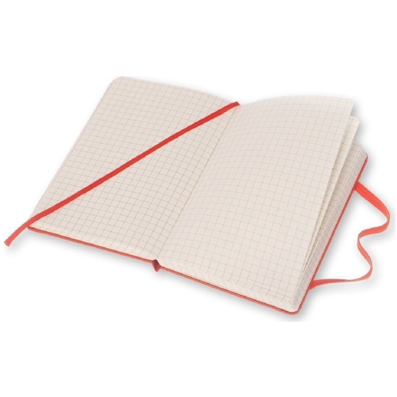 Σημειωματάριο Moleskine Large Squared Coral Orange Hard image 3