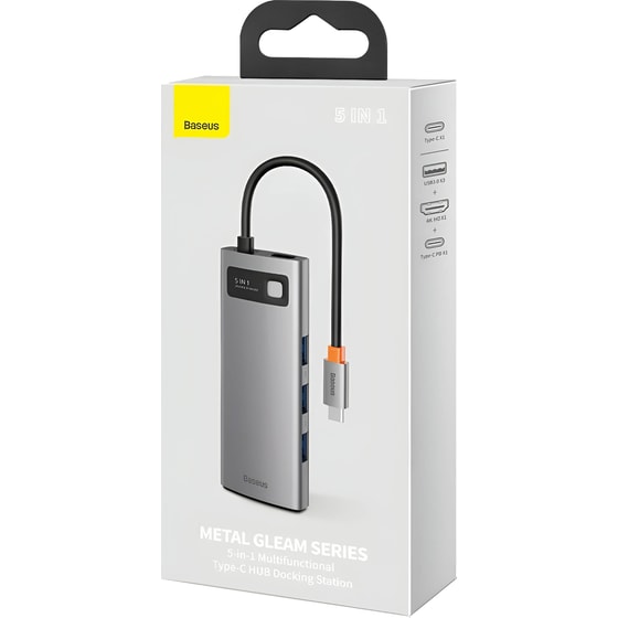 Docking Station Baseus CAHUB-CX0G 5-Port USB 3.0 συμβατό με USB-C image 9