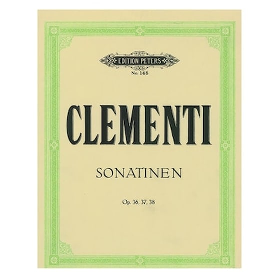 Βιβλίο Για Πιάνο Edition Peters Clementi - Sonatinen Op.36,37,38 image 1