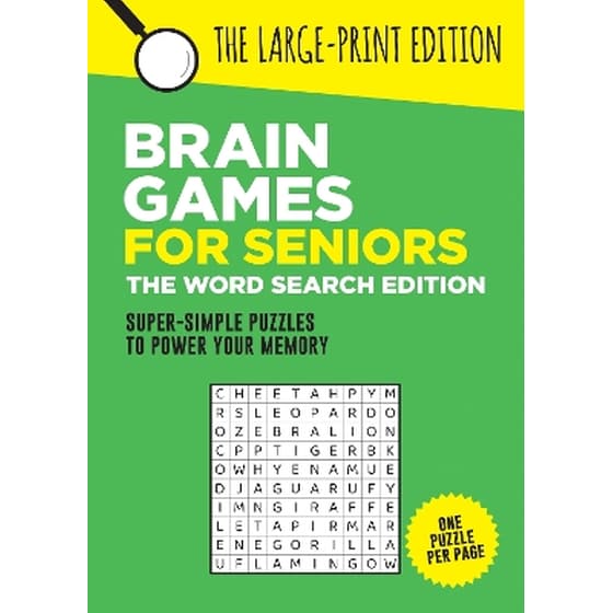 Brain Games for Seniors: The Word Search Edition image 0