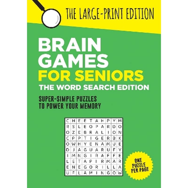 Brain Games for Seniors: The Word Search Edition
