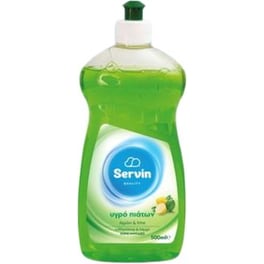 Υγρό Πιάτων Λεμόνι/Lime 500ml SERVIN