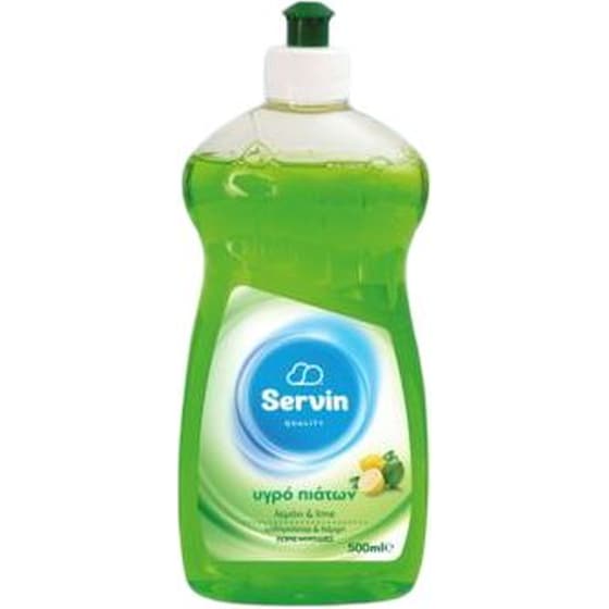 Υγρό Πιάτων Λεμόνι/Lime 500ml SERVIN image 0