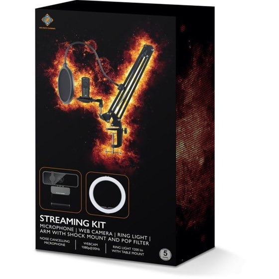 Deltaco Streaming Kit GAM-170 - Μαύρο image 2