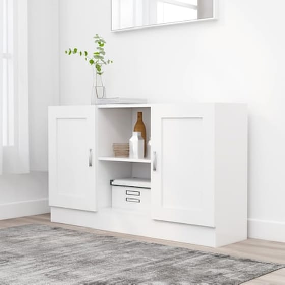 Vidaxl Μπουφές Λευκός 120 X 30,5 X 70 Εκ. Από Μοριοσανίδα image 0