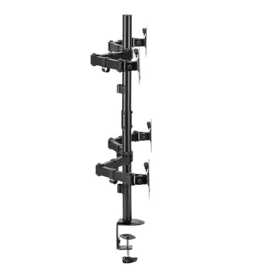 Βάση στήριξης οθόνης με βραχίονα SBOX LCD-352/4-2 17" - 32" - Μαύρο image 3