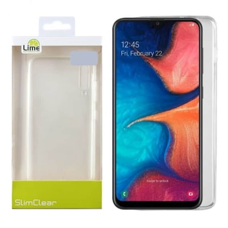 Θήκη Samsung Galaxy A20 - Lime Successories Slimclear TPU - Διάφανη LIME SUCCESSORIES