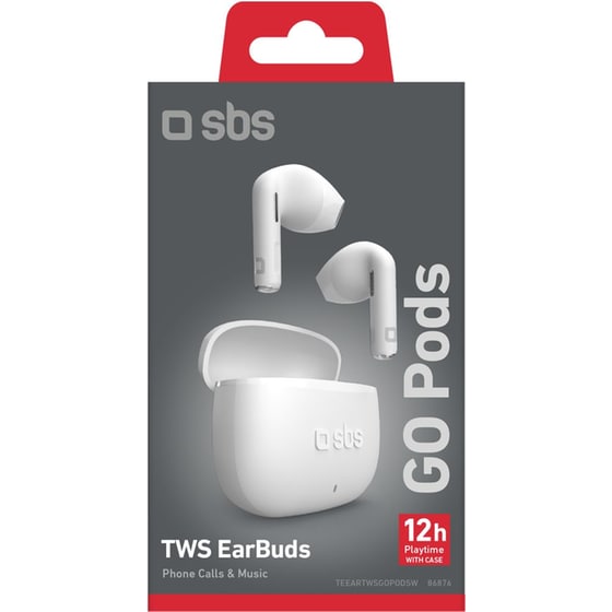 Ακουστικά Bluetooth SBS Go Pods TWS - White image 1