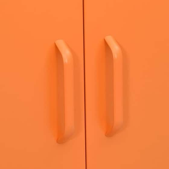 Ντουλάπι Γραφείου VidaXL από Ατσάλι 80x35x101.5 cm - Πορτοκαλί image 3