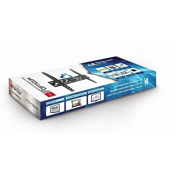 Βάση Τηλεόρασης Επιτοίχια Opticum Strong Rapid LCD 0003 26"-55" Εως 40 kg - Μαύρο image 1