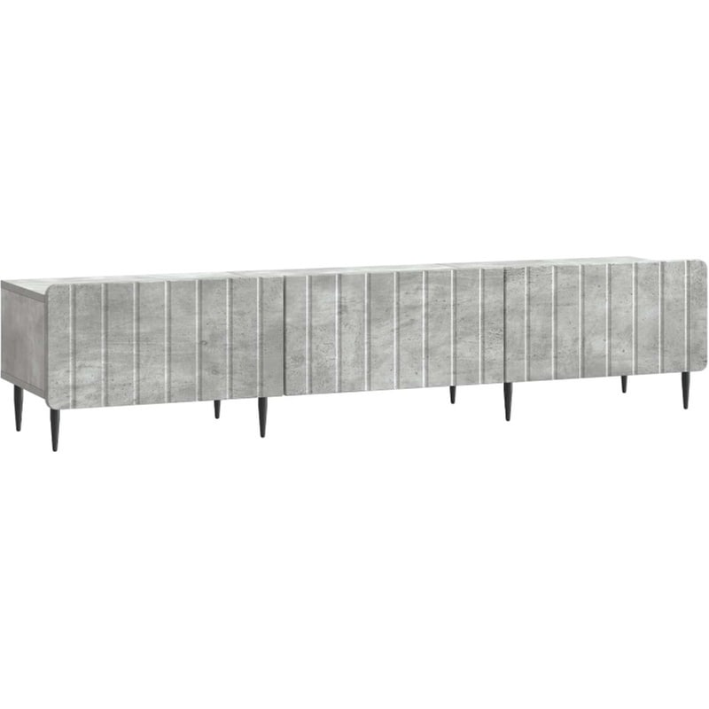 Έπιπλο Τηλεόρασης VidaXL με Συρτάρι 147x34.5x32 cm - Γκρι Σκυροδέματος