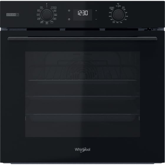 WHIRLPOOL OMSK58RU1SB & WF S3660 CPNE 71 Lt Μαύρο Eντοιχιζόμενο Σετ Φούρνος και Εστία image 4