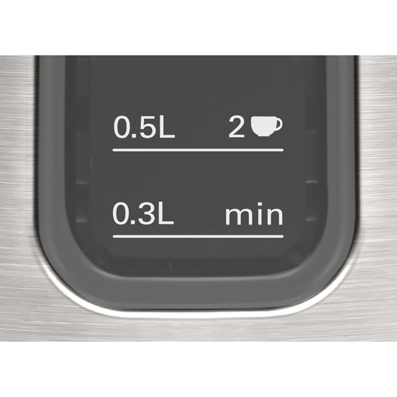 BOSCH DESIGNLINE TWK5P480 2400 W 1.7 L Inox Βραστήρας image 4