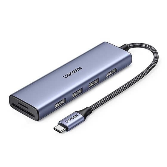 Ugreen Cm511 USB-C Docking Station με HDMI 4K PD Ethernet Γκρι image 2