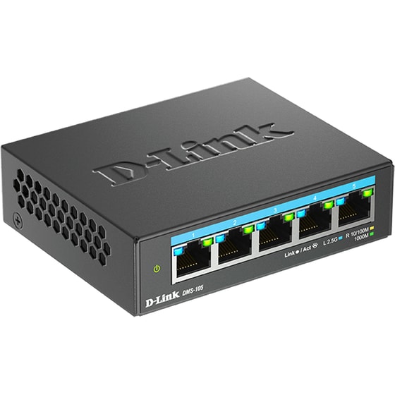 D-Link DMS-105/E 2.5G Multi Gigabit Unmanaged Network Switch (2.500 Mbps) image 1