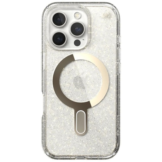 Θήκη Apple iPhone 16 Pro - Speck Presidio Lux - Clear/Gold Glitter image 0