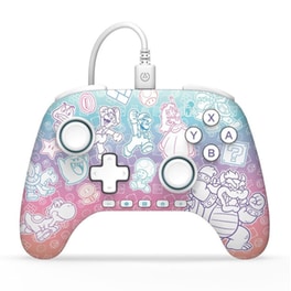 Ενσύρματo Controller Power-A Mario Mushroom Kingdom  - Πολύχρωμο
