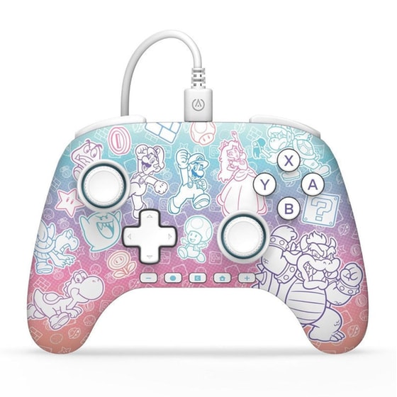 Ενσύρματo Controller Power-A Mario Mushroom Kingdom  - Πολύχρωμο image 0
