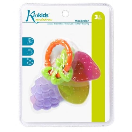 Kiokids Μασητικός Κρίκος Οδoντοφυϊας 3 Φρούτα 3+μ image 1