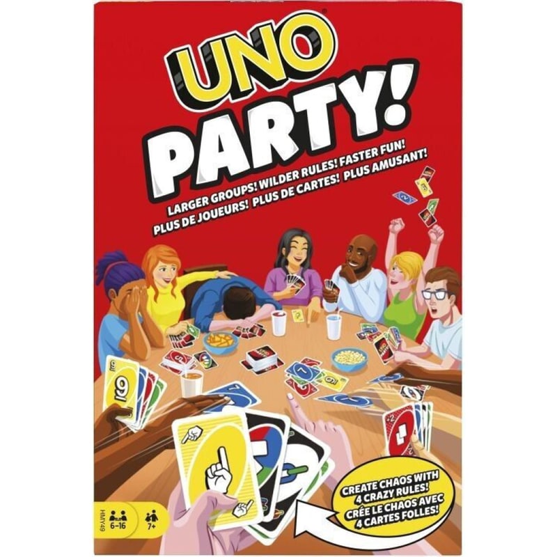 MATTEL Uno Party Επιτραπέζιο (Mattel)