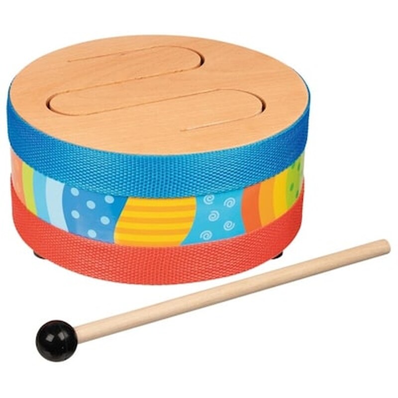 Ξύλινο Τύμπανο Πολύχρωμο Wood Tongue Drum, Goki