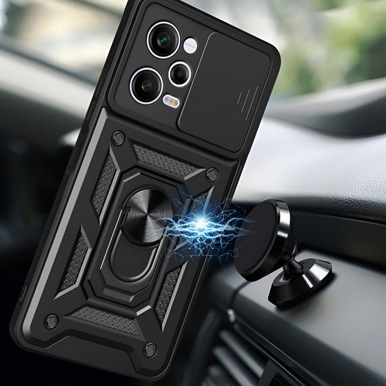 Θήκη Xiaomi Redmi Note 12 Pro / Poco X5 Pro - Tech-Protect Camshield Pro - Μαύρο image 3