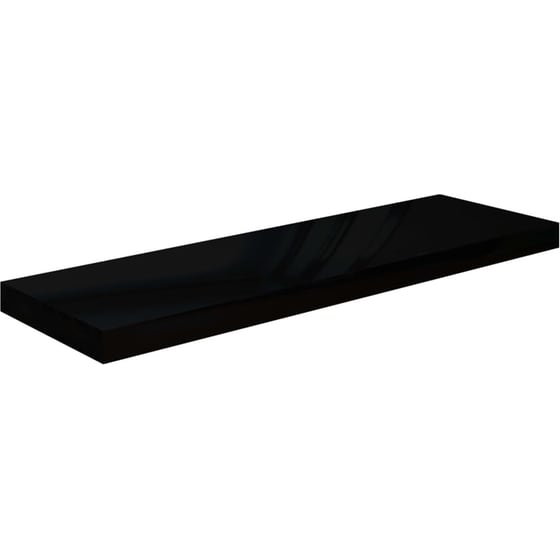Ράφια Τοίχου VidaXL από MDF 80x23.5x3.8 cm 2 Τμχ - Μαύρο image 1