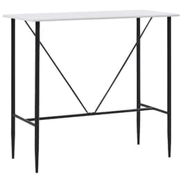 Τραπέζι Μπαρ Vidaxl από Mdf  120x60x110 cm - Λευκή