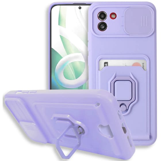 Θήκη Samsung Galaxy A03 - Bodycell Multifunction - Μωβ image 0