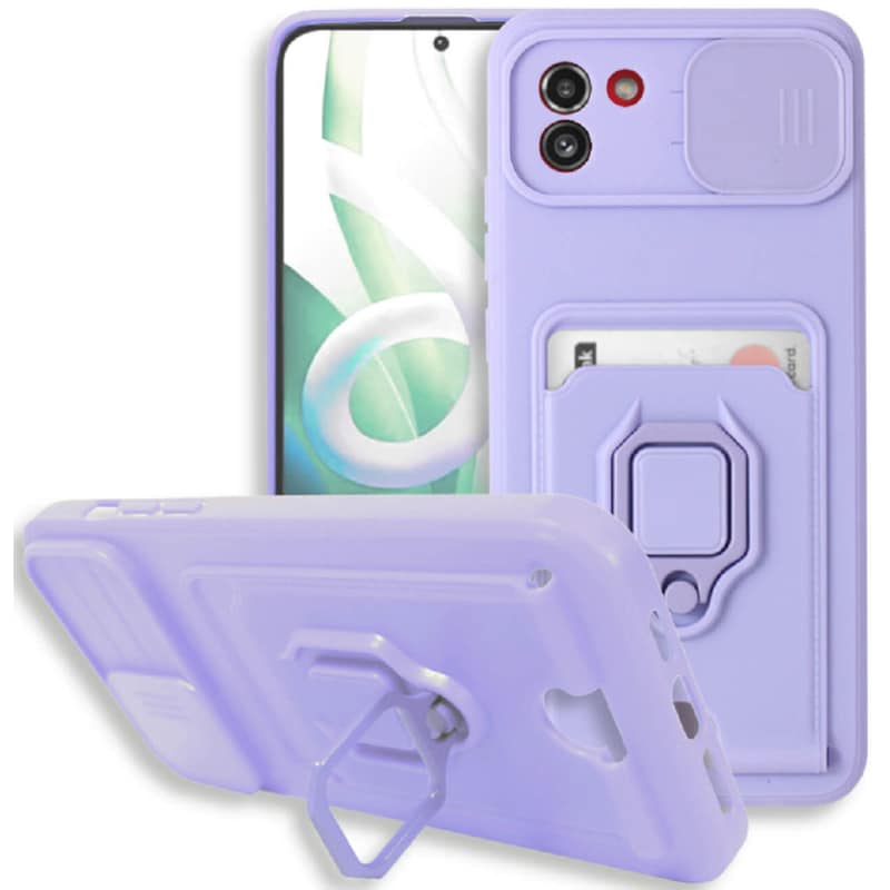 BODYCELL Θήκη Samsung Galaxy A03 - Bodycell Multifunction - Μωβ