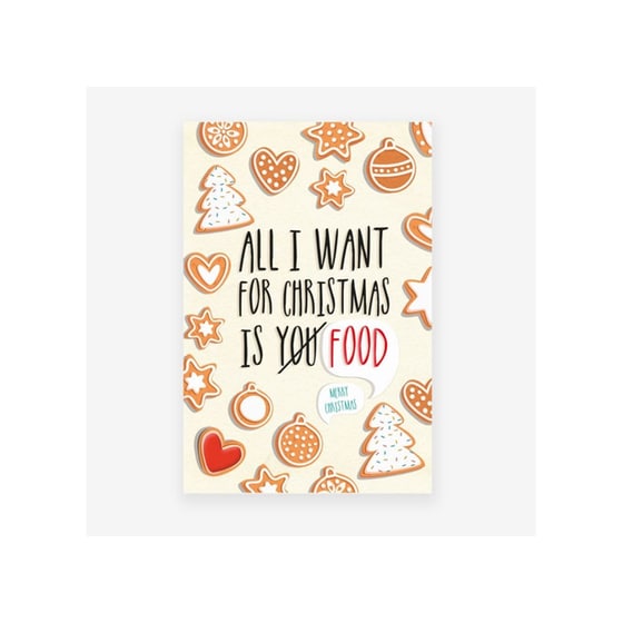 Χριστουγεννιάτικη Κάρτα Legami Christmas Is Food - 11.5x17cm image 0