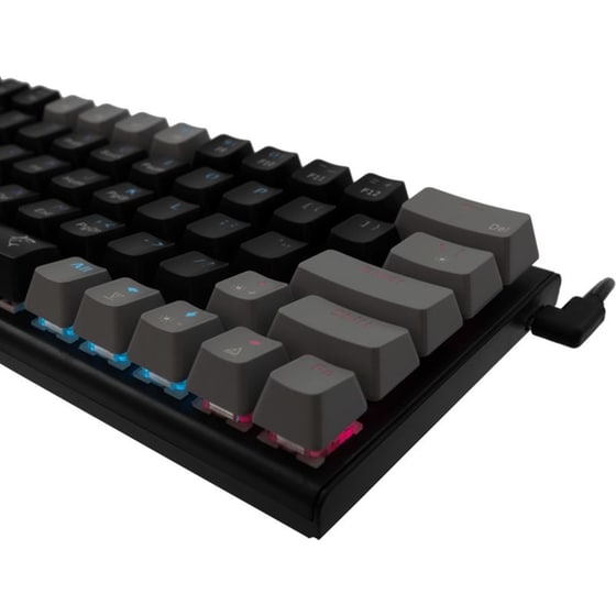 White Shark Wakizashi Gaming Μηχανικό Ενσύρματο Πληκτρολόγιο RGB Γκρι/Μαύρο (US) image 4