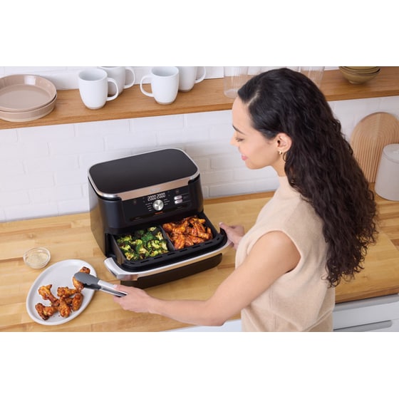 NINJA AF500EU MegaZone FlexDrawer με Αποσπώμενο Κάδο 2470 W 10.4 L Μαύρο Φριτέζα Αέρος image 10
