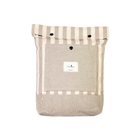 Τσάντα Πλάτης Fylaki Ριγέ Μπεζ image 0