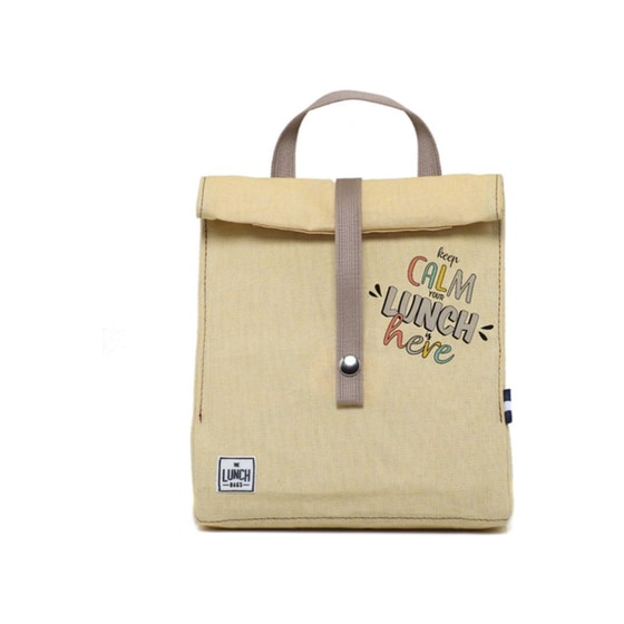 Τσαντάκι Φαγητού The Lunchbags Keep Calm Κίτρινο image 0