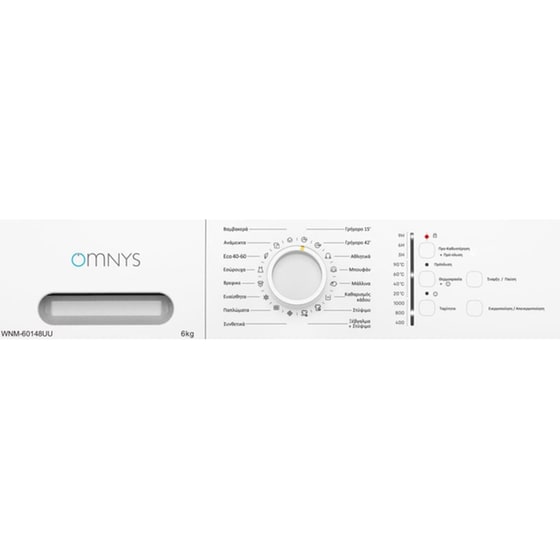 OMNYS WNM-60148UU 6 kg Λευκό Πλυντήριο Ρούχων image 2