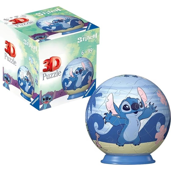 3D Παζλ Ravensburger Disney Stitch (55 Κομμάτια) 3 Σχέδια 1 Τμχ - Τυχαία Επιλογή Σχεδίου image 7