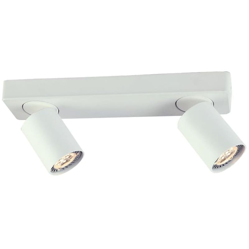 ACA DECOR Σποτ Δίφωτο Aca Elitis Ra302s32wh από Αλουμίνιο - Λευκό