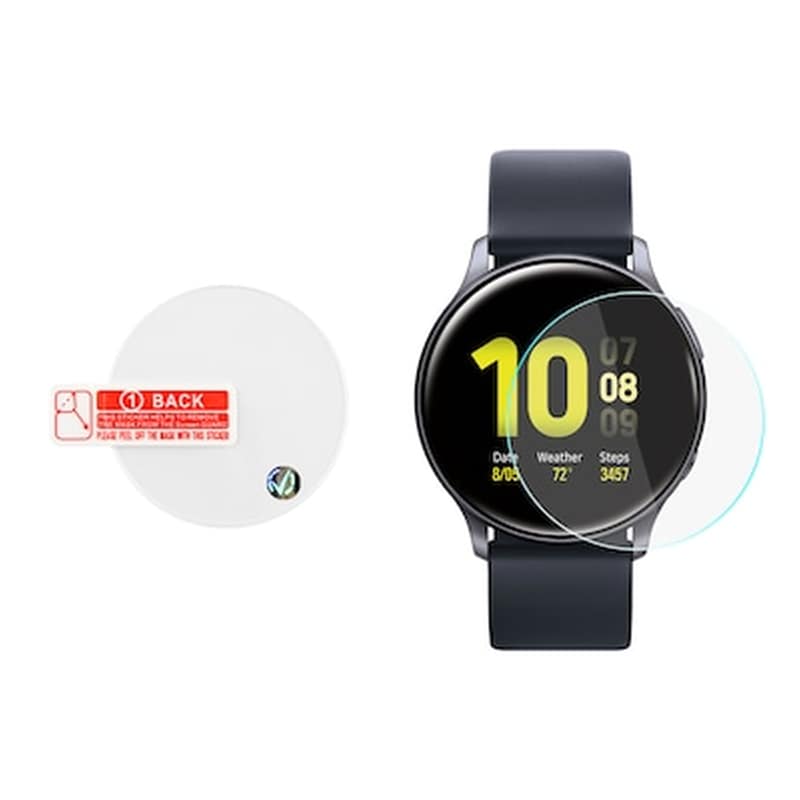 VOLTE-TEL Προστασία Οθόνης Volte-Tel Full Cover Tempered Glass για Samsung Galaxy Watch Active 2 40mm